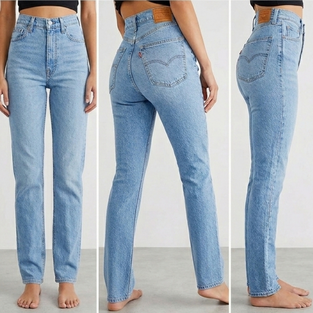Levi's 70's High Slim Straight Jeans in Original Blue